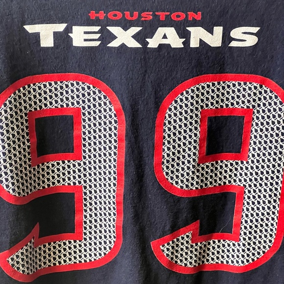 NFL Houston Texans Shirt  Mens XL Blue #99 JJ Watt Tshirt Crewneck NFL Football - Picture 3 of 5
